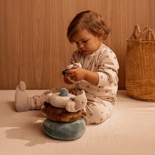 LIEWOOD pluszowe kapcie dziecięce Beth Rabbit Mist
