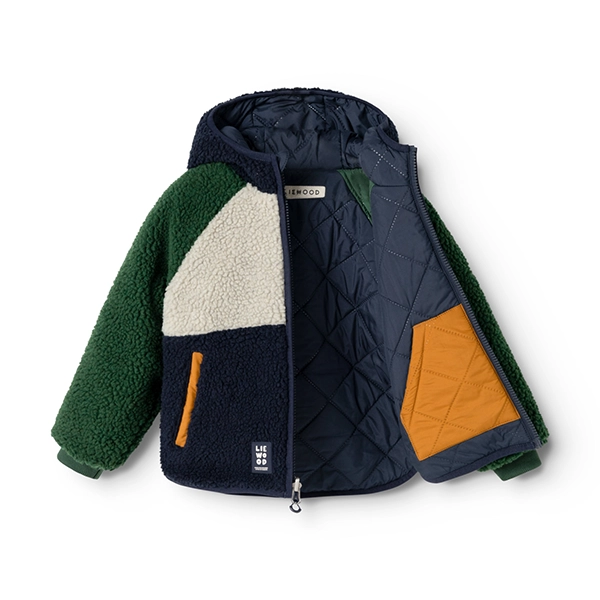 LIEWOOD JACKSON kurtka dwustronna Garden green multi mix LIEWOOD JACKSON kurtka dwustronna Garden green multi mix