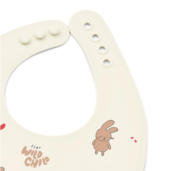 LIEWOOD silikonowe śliniaki Ember Wild child / Rosey 2 sztuki