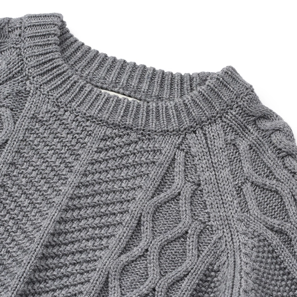 LIEWOOD ARI Bawełniany sweter dziecięcy Grey melange
